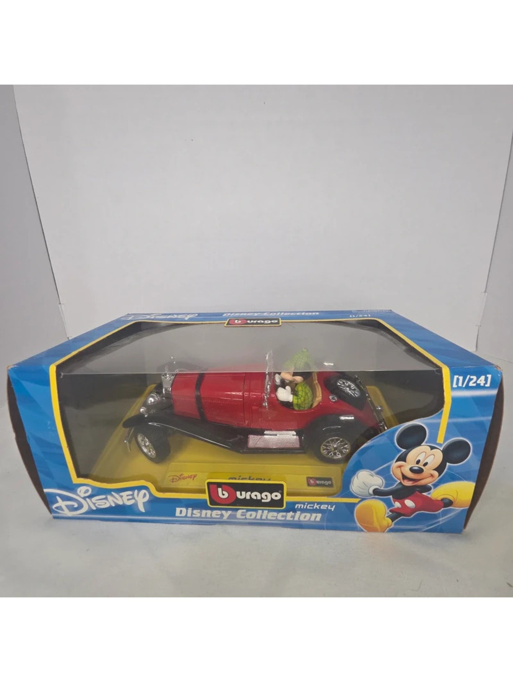 Vintage Bburago Disney Collection Mercedes-Benz SSK (1:24) - Mickey Mouse